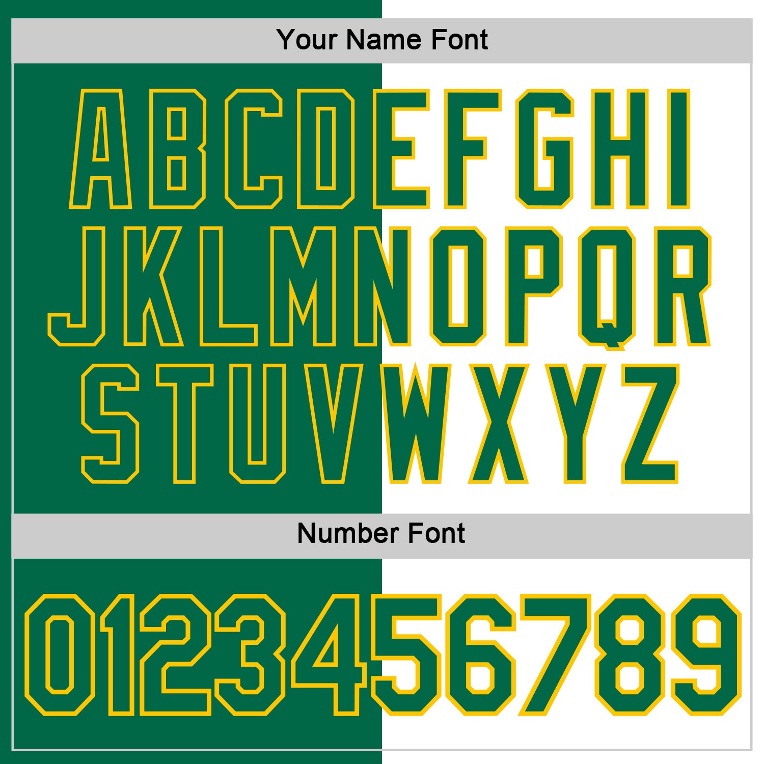 Custom Kelly Green White-Yellow Split Fashion Performance T-Shirt