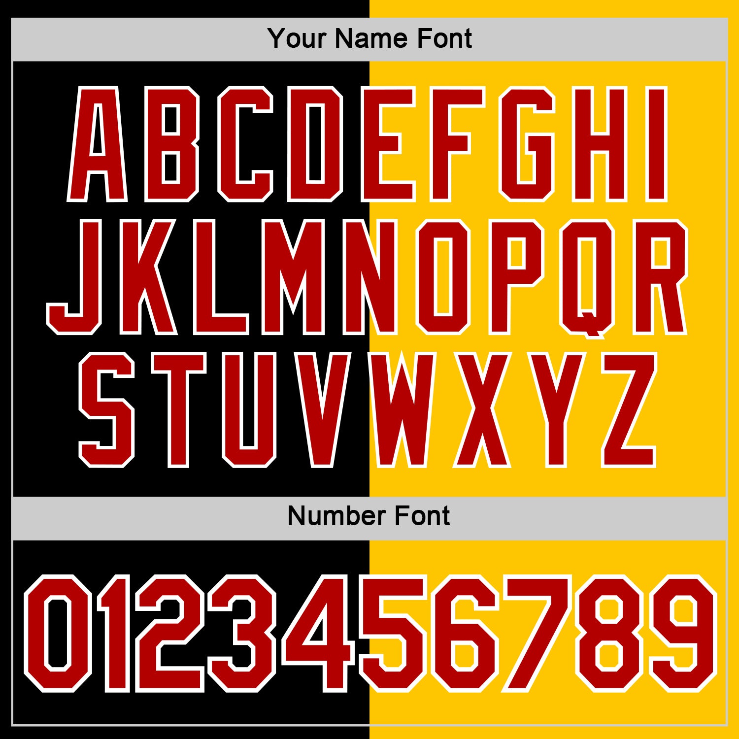 Custom Black Red-Yellow Split Fashion Performance T-Shirt