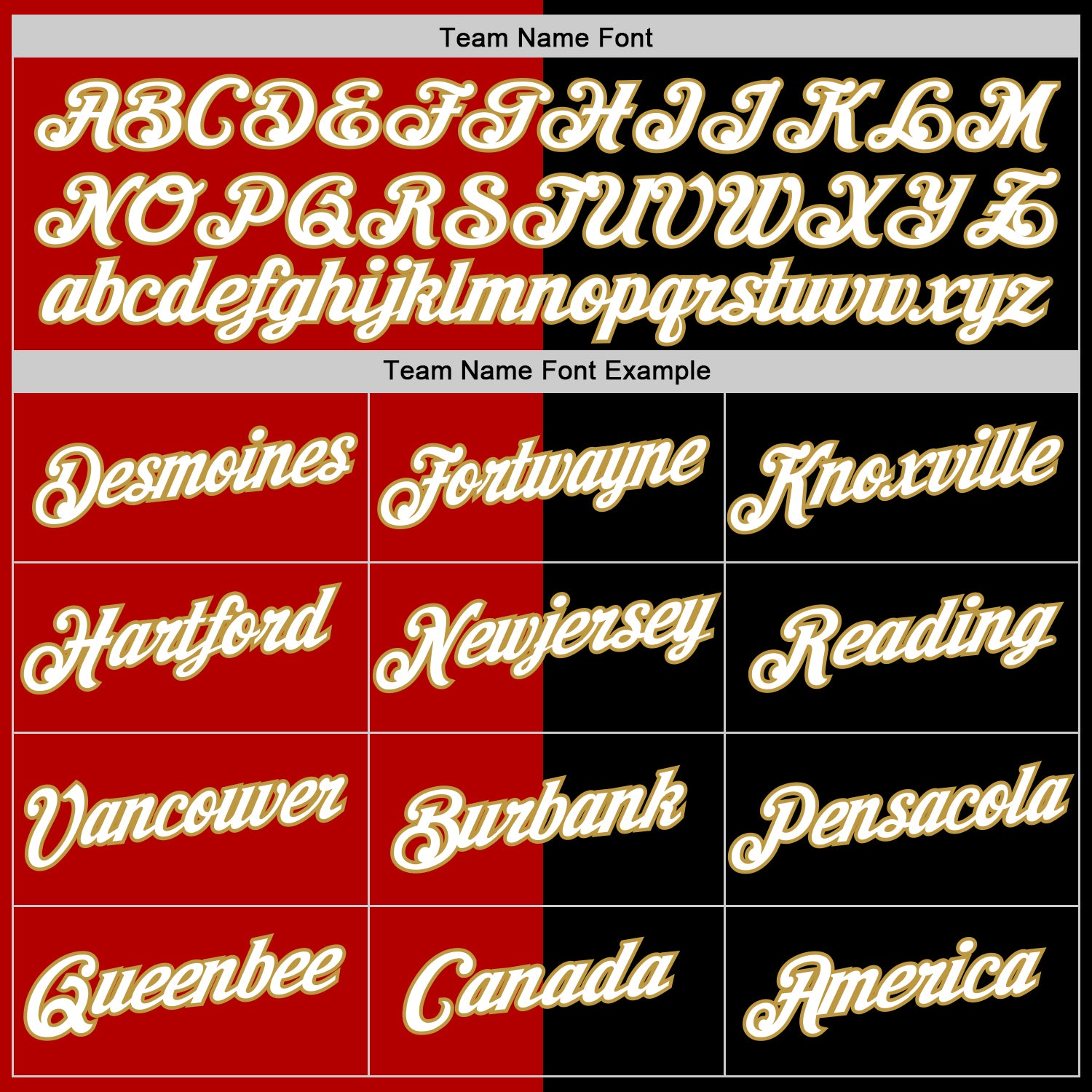 Custom Black Red-Old Gold Split Fashion Performance T-Shirt