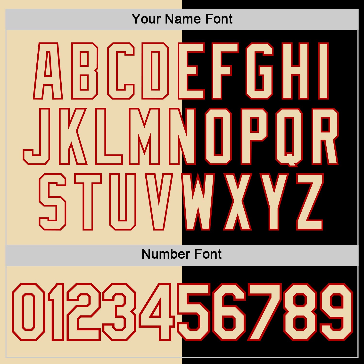 Custom Cream Black-Red Split Fashion Performance T-Shirt