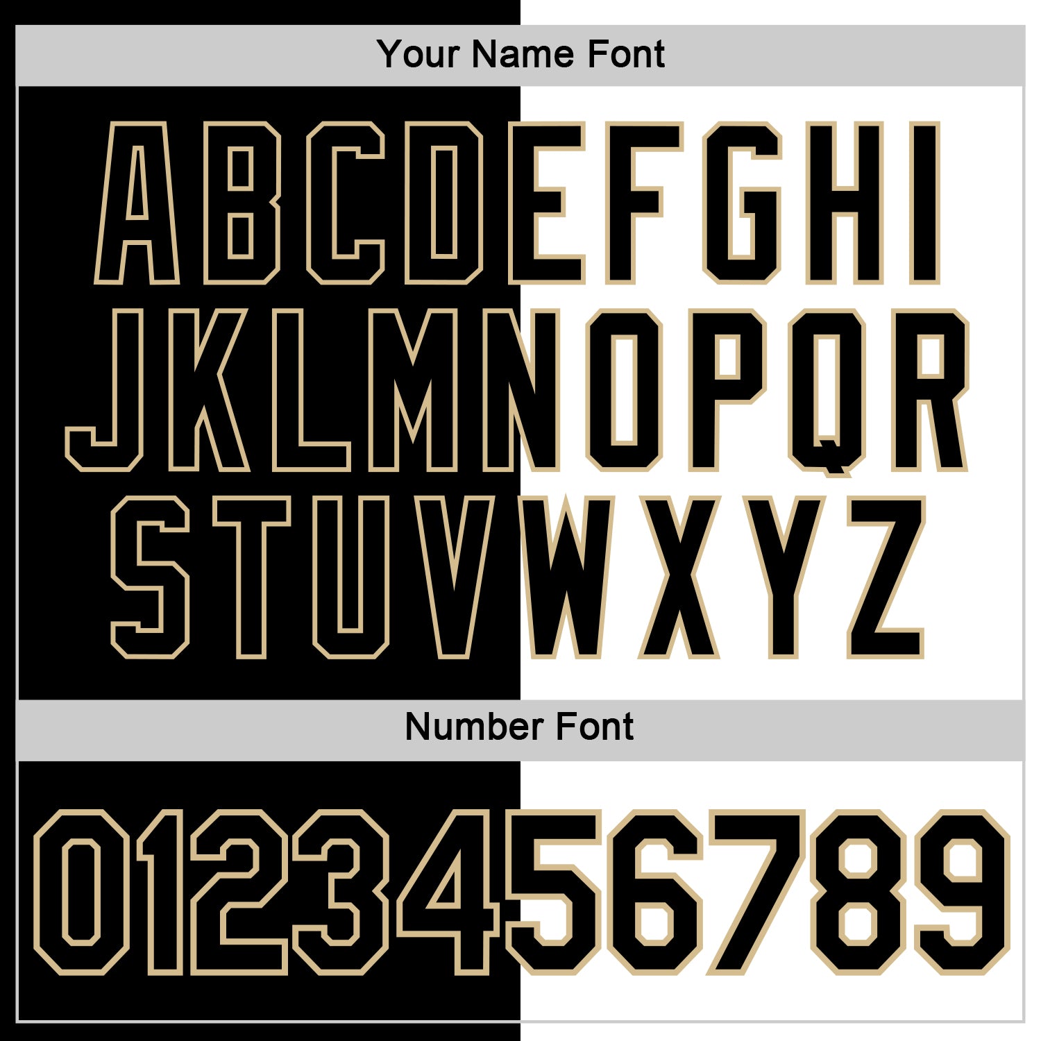 Custom Black White-Vegas Gold Split Fashion Performance T-Shirt