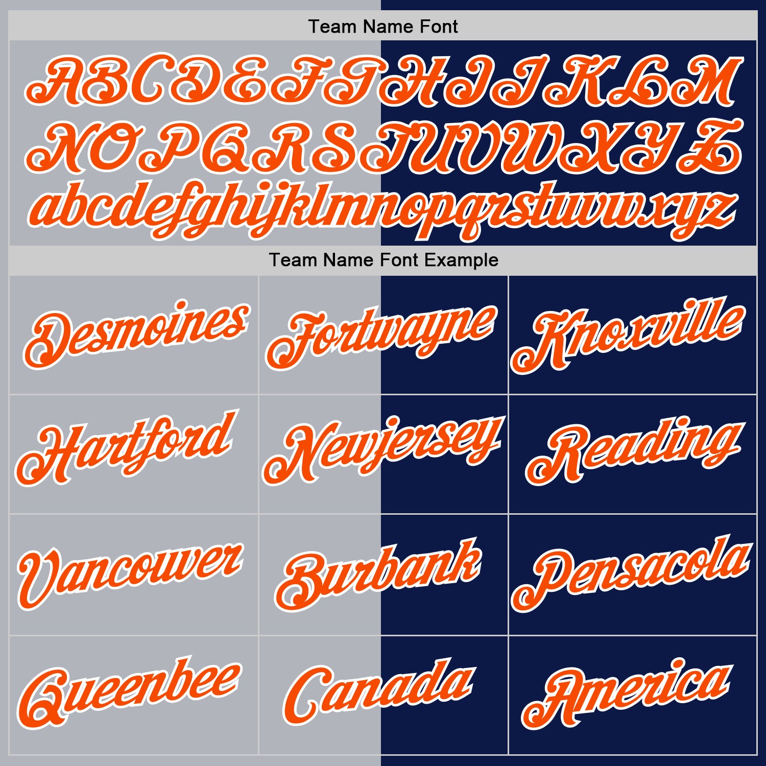 Custom Navy Orange-Gray Split Fashion Performance T-Shirt