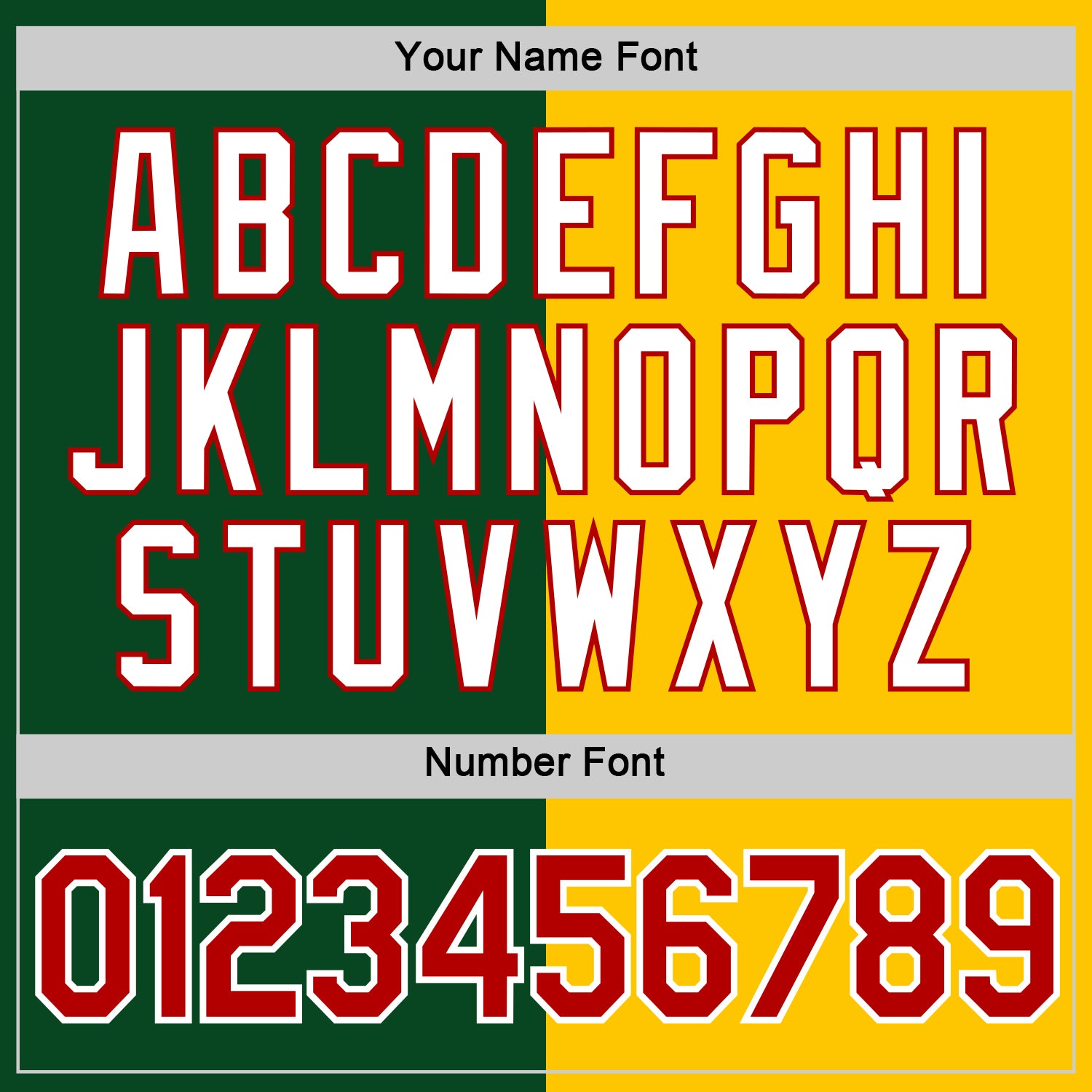 Custom Green Red-Yellow Split Fashion Performance T-Shirt