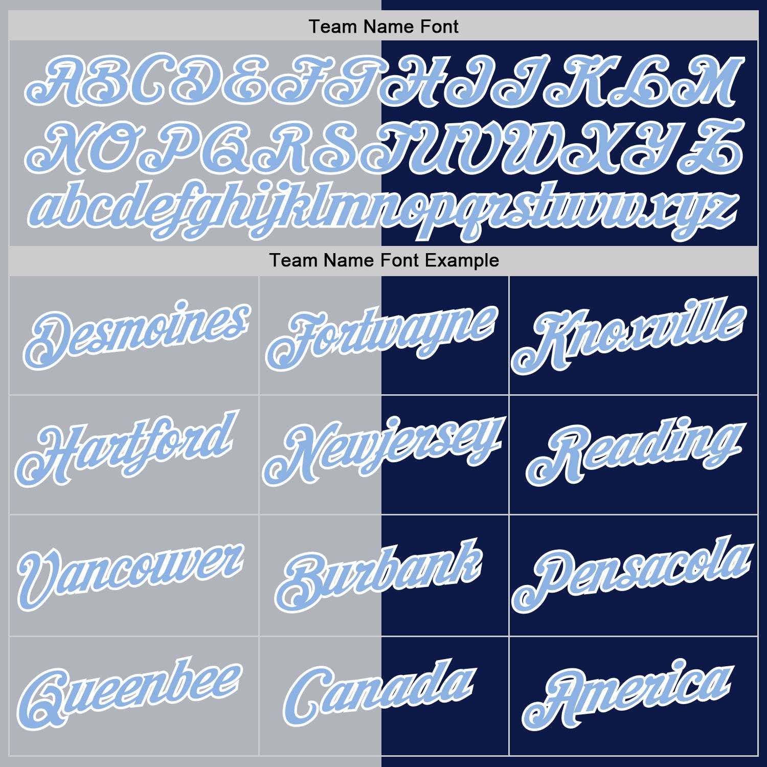 Custom Navy Light Blue-Gray Split Fashion Performance T-Shirt