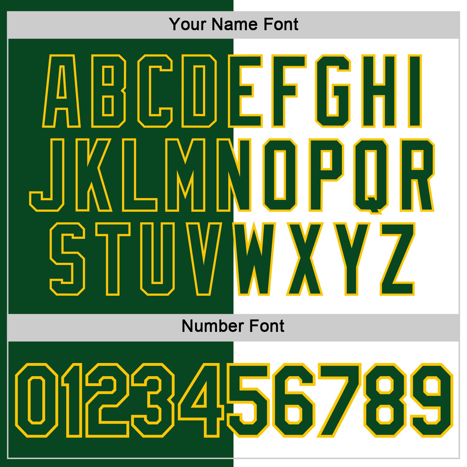 Custom Green White-Yellow Split Fashion Performance T-Shirt