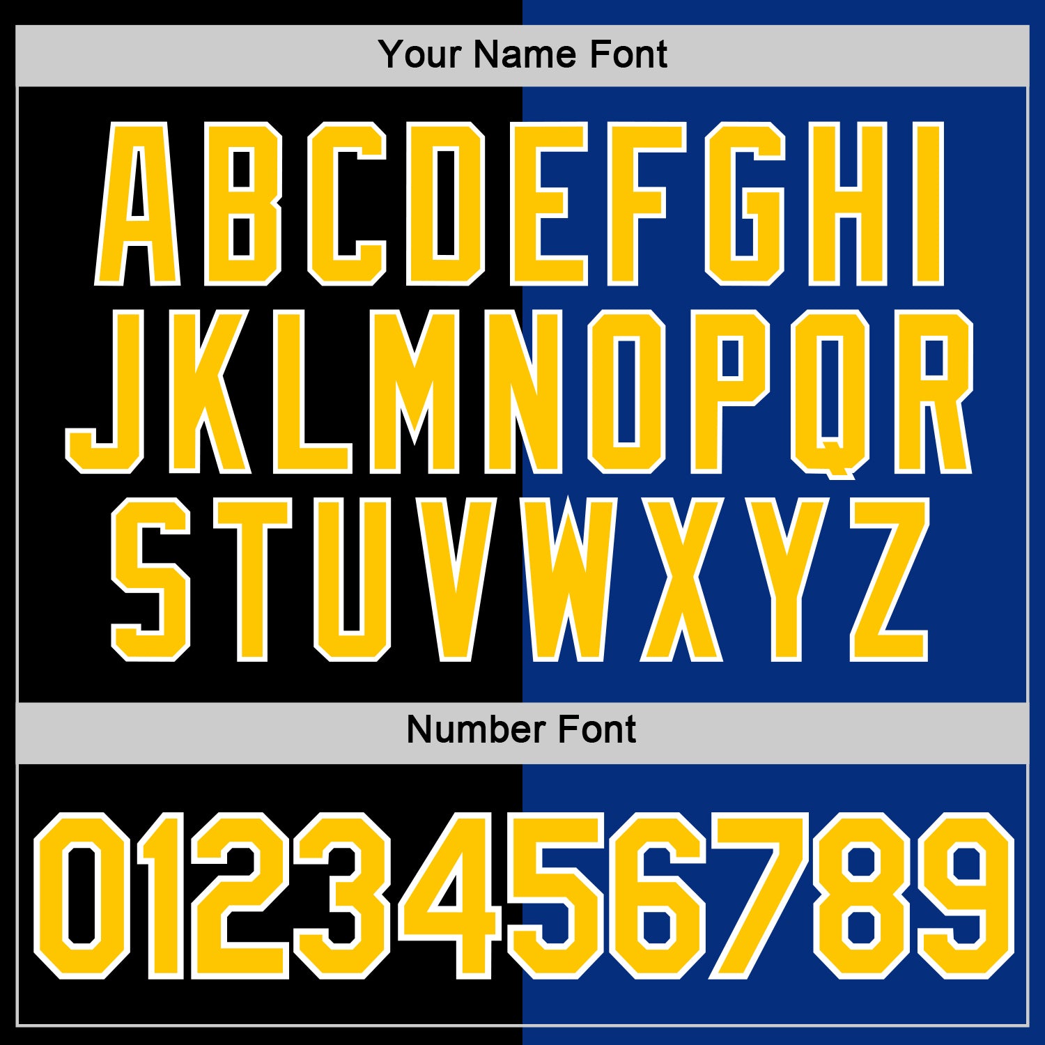 Custom Black Yellow-Royal Split Fashion Performance T-Shirt