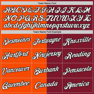 Custom Crimson Orange-Black Split Fashion Performance T-Shirt