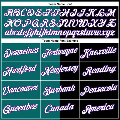 Custom Black Purple-Teal Split Fashion Performance T-Shirt