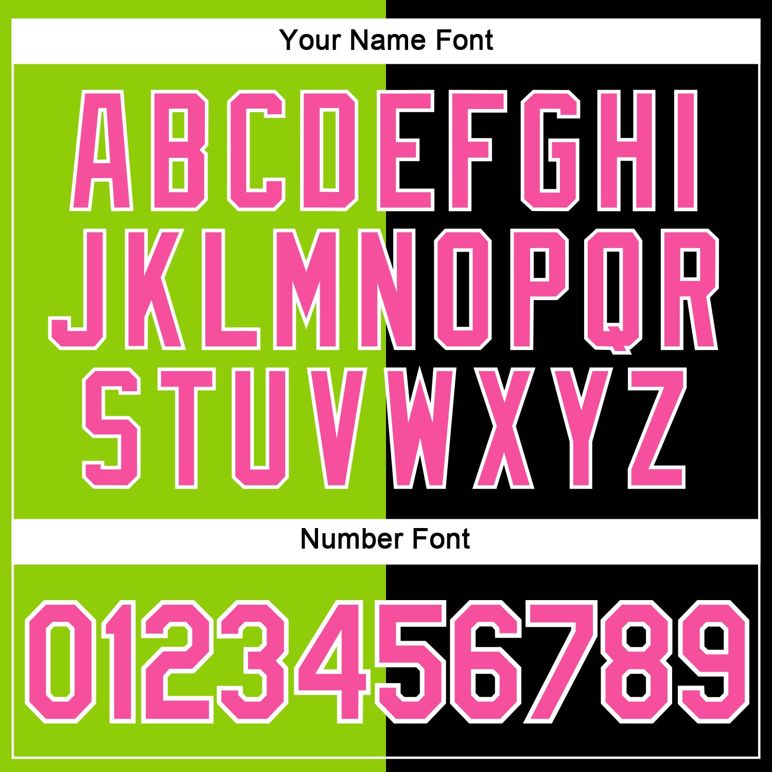 Custom Black Pink-Neon Green Split Fashion Performance T-Shirt