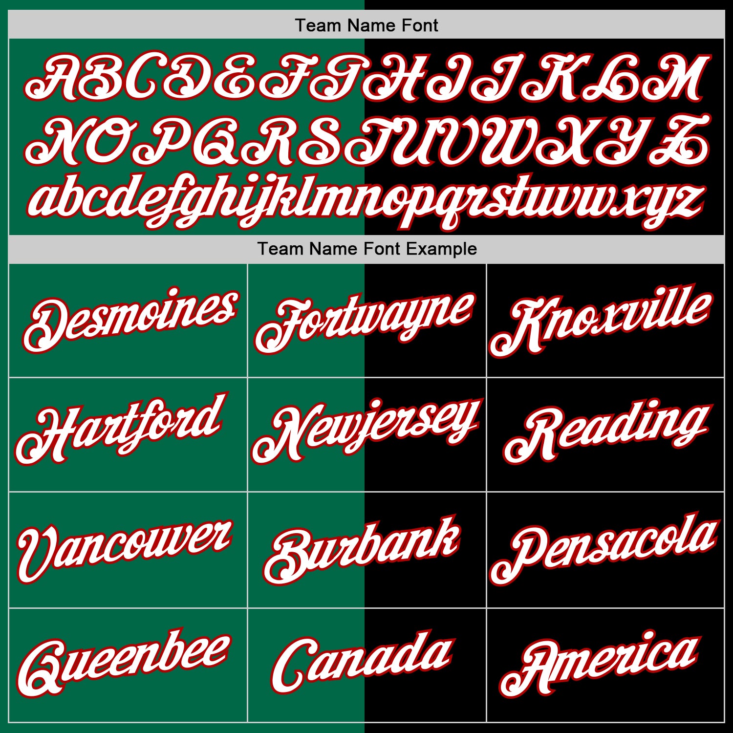 Custom Black Red-Kelly Green Split Fashion Performance T-Shirt