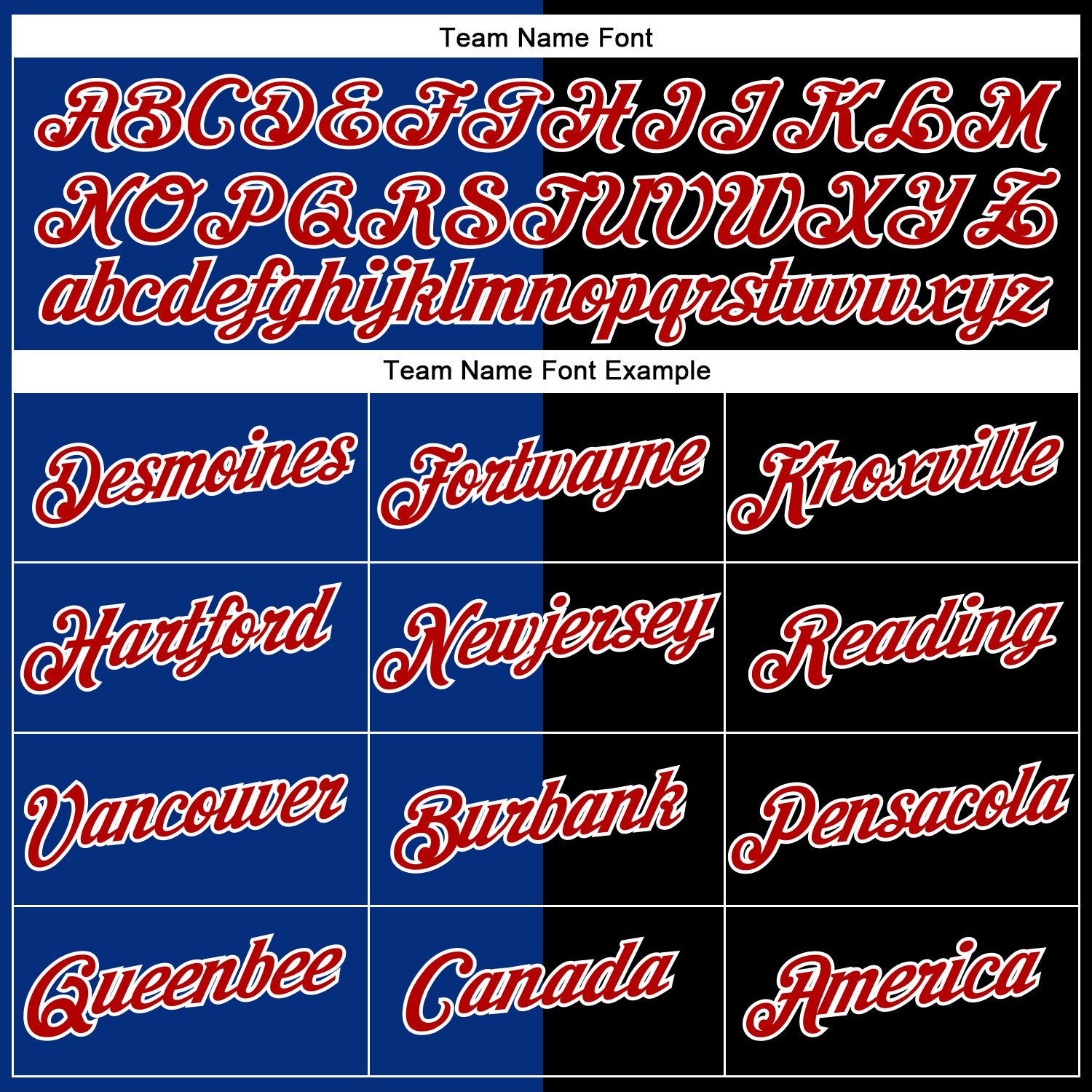 Custom Black Red-Royal Split Fashion Performance T-Shirt