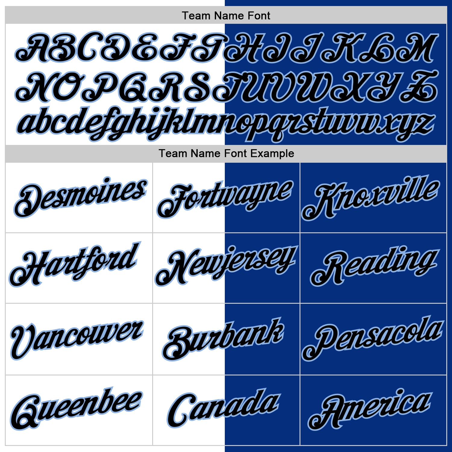 Custom Royal Black-Light Blue Split Fashion Performance T-Shirt