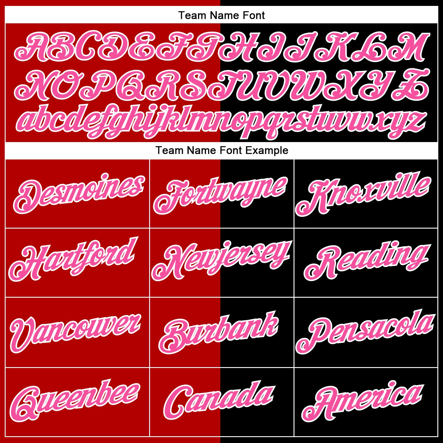 Custom Black Pink-Red Split Fashion Performance T-Shirt