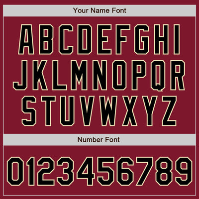 Custom Crimson Black Cream-White Split Ripped Pattern Baseball Pullover Sweatshirt Hoodie