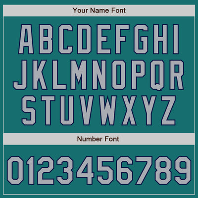 Custom Teal Gray Navy-White Split Ripped Pattern Baseball Pullover Sweatshirt Hoodie