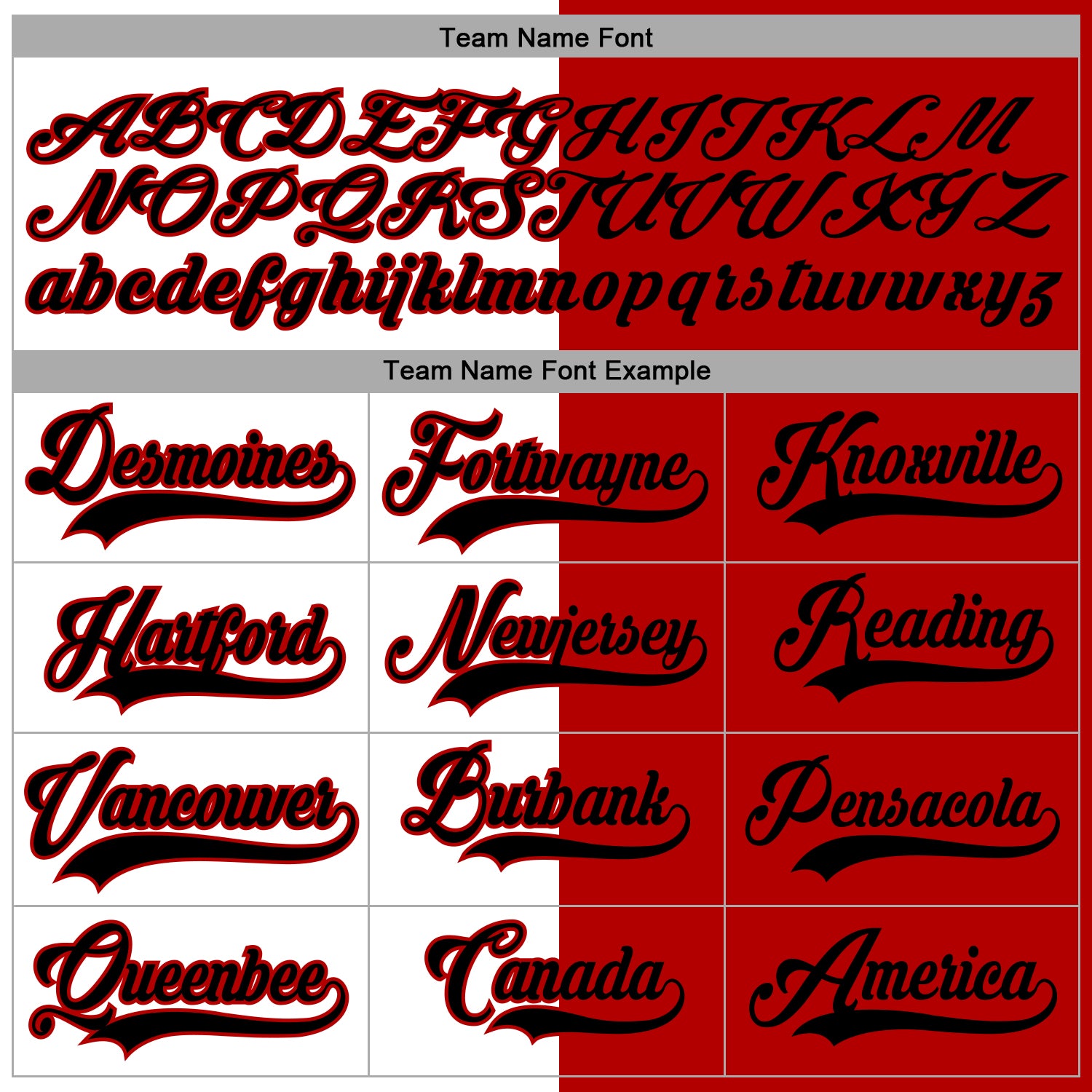 Custom Red Black-White Split Fashion Hockey Lace Neck Jersey