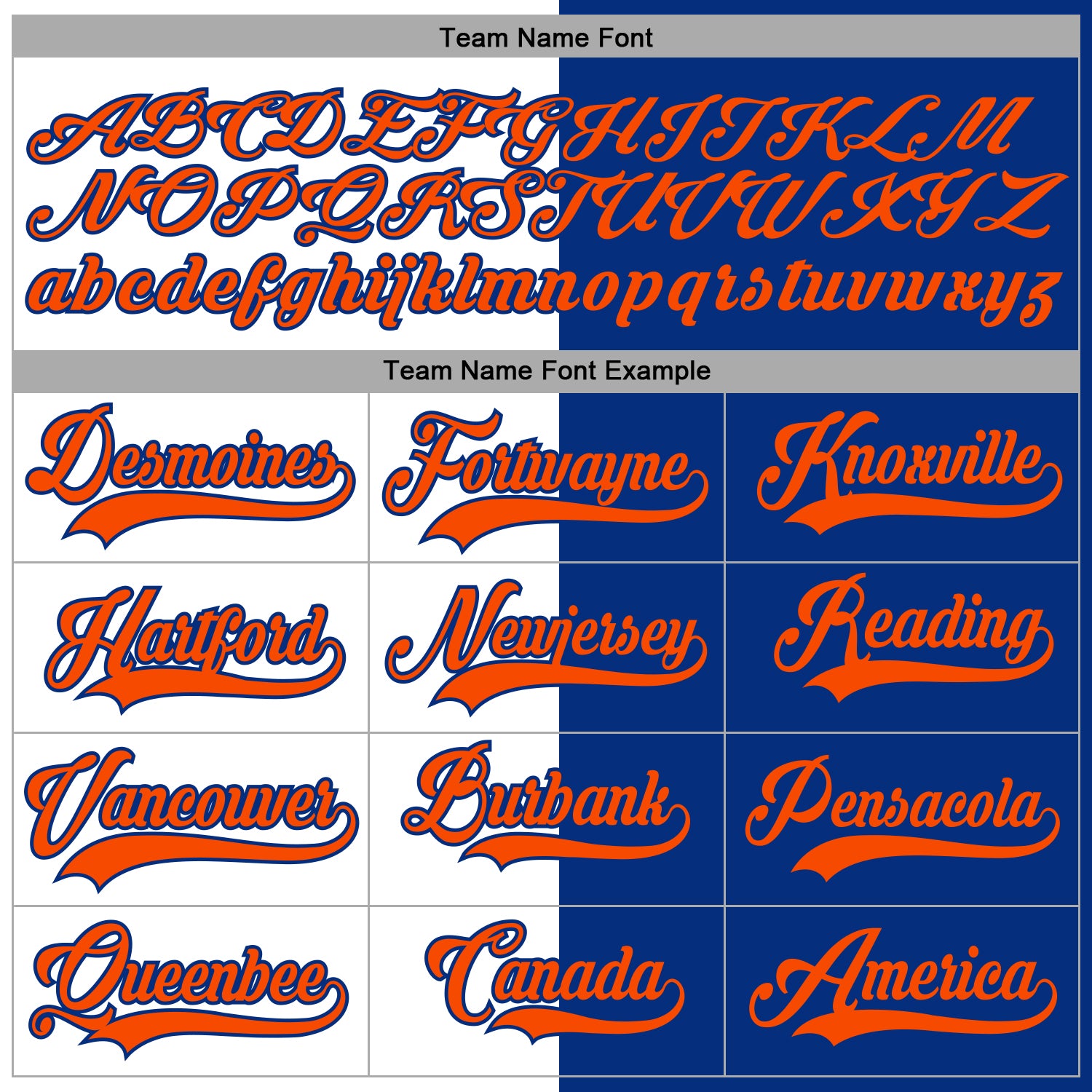 Custom Royal Orange-White Split Fashion Hockey Lace Neck Jersey