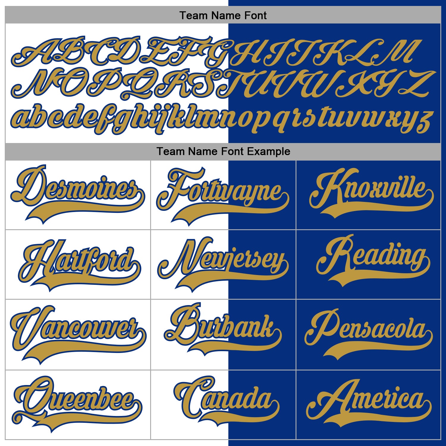 Custom Royal Old Gold-White Split Fashion Hockey Lace Neck Jersey