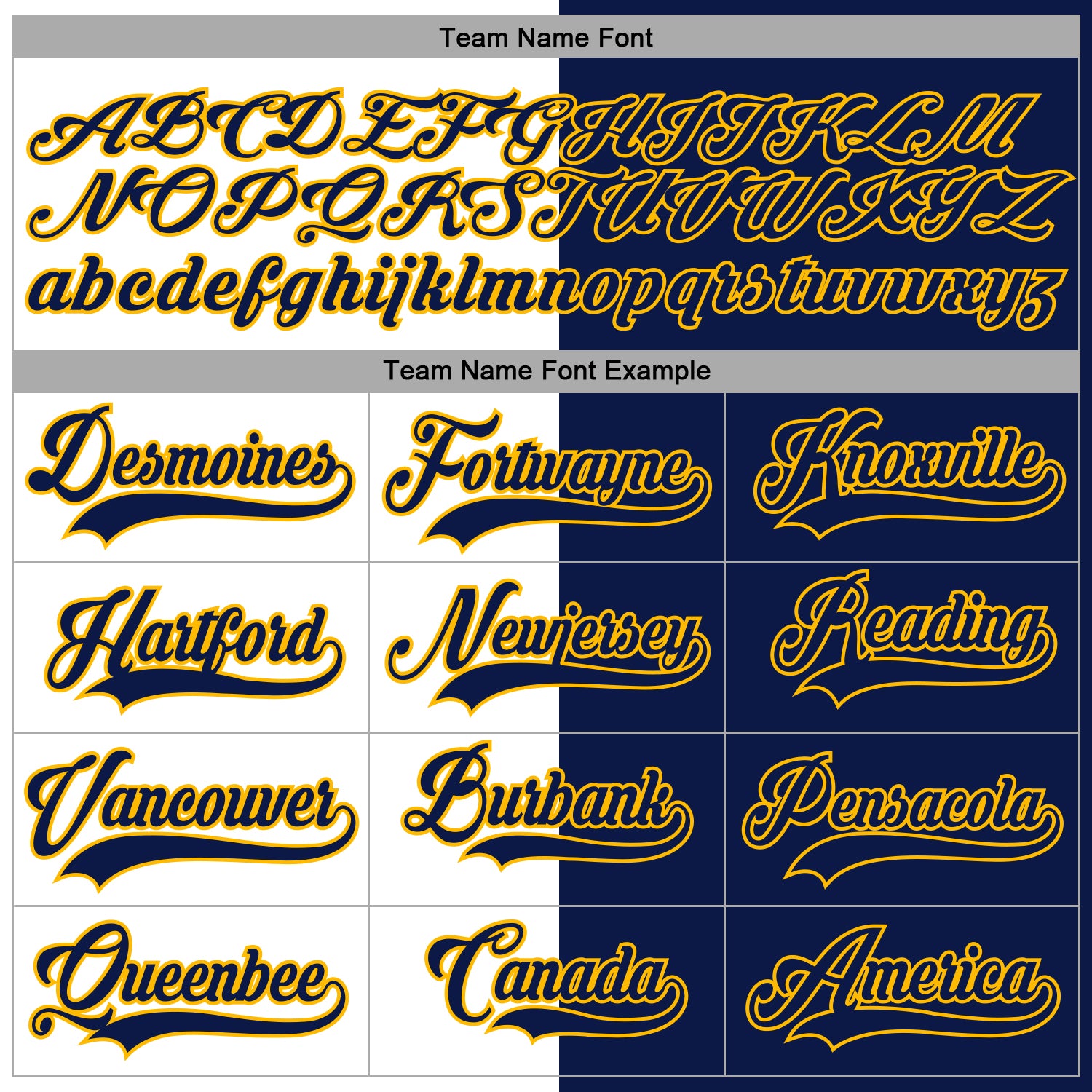 Custom Navy Gold-White Split Fashion Hockey Lace Neck Jersey