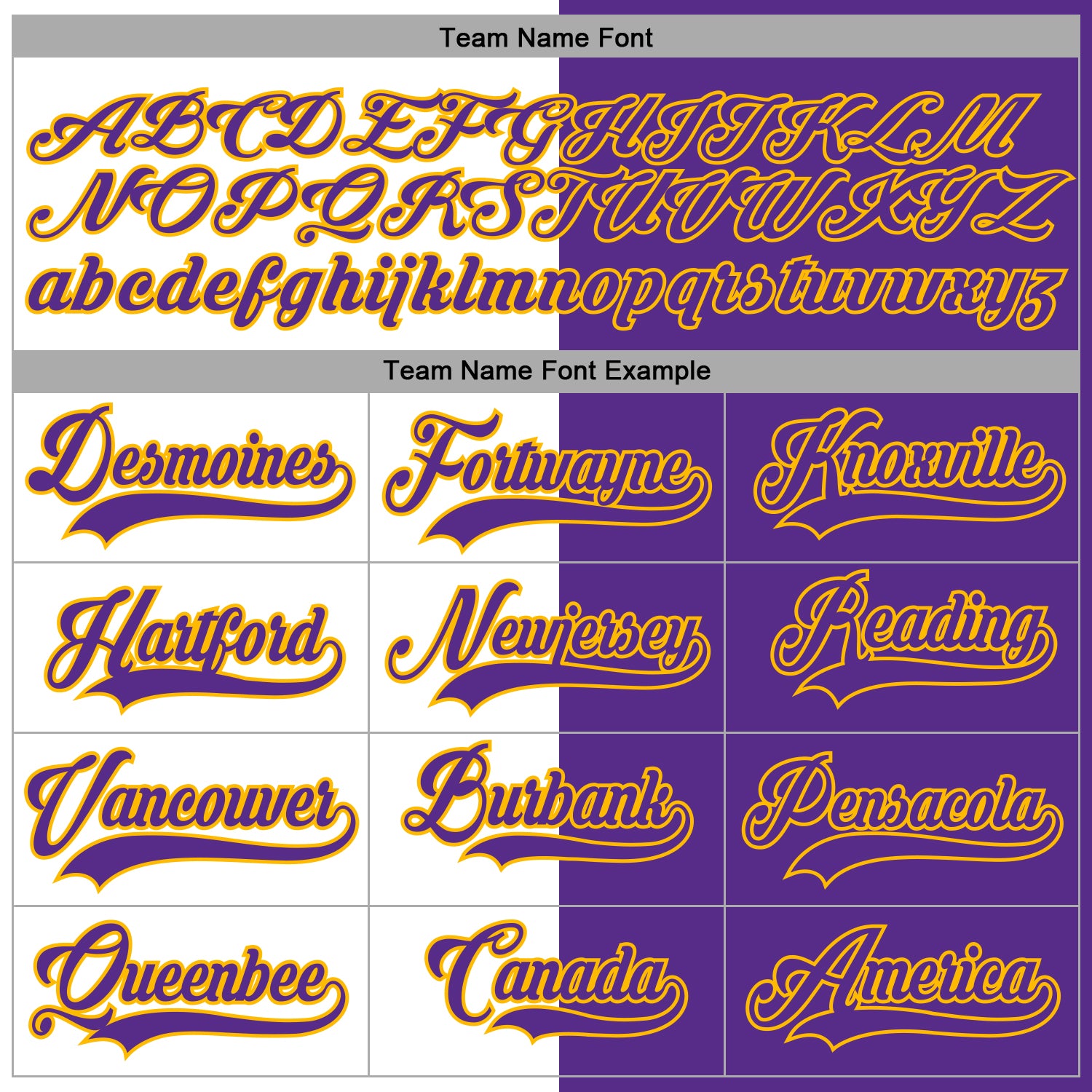 Custom Purple Gold-White Split Fashion Hockey Lace Neck Jersey