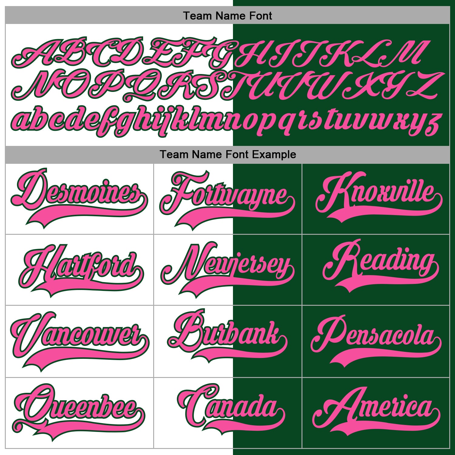 Custom Green Pink-White Split Fashion Hockey Lace Neck Jersey