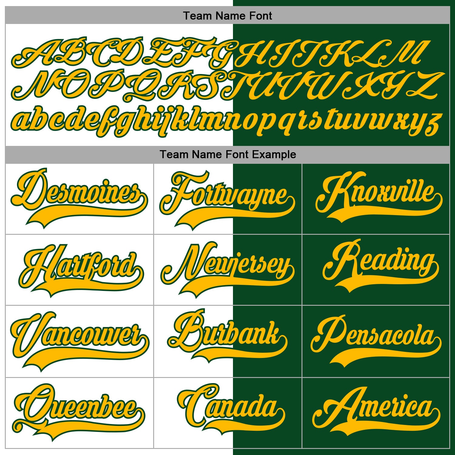 Custom Green Gold-White Split Fashion Hockey Lace Neck Jersey