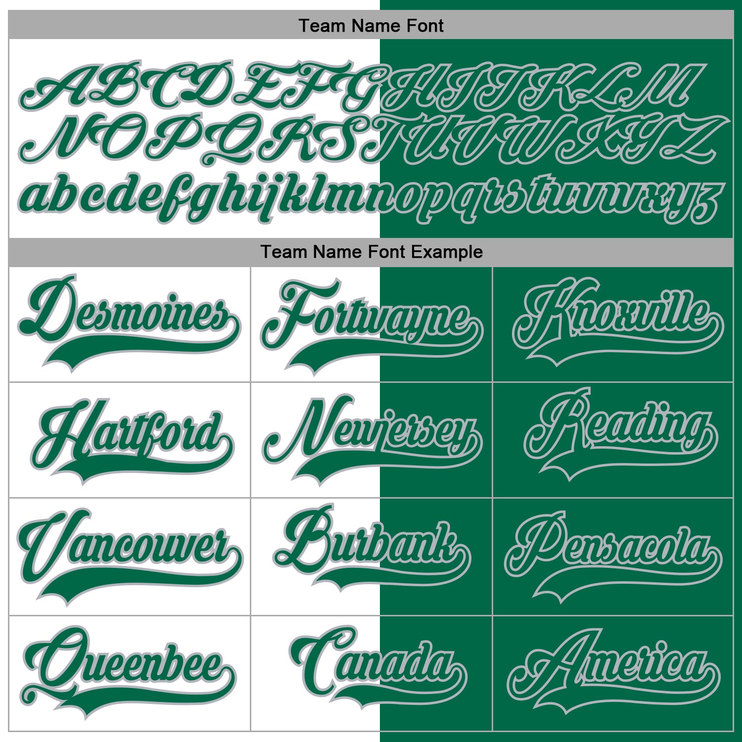 Custom Kelly Green Gray-White Split Fashion Hockey Lace Neck Jersey