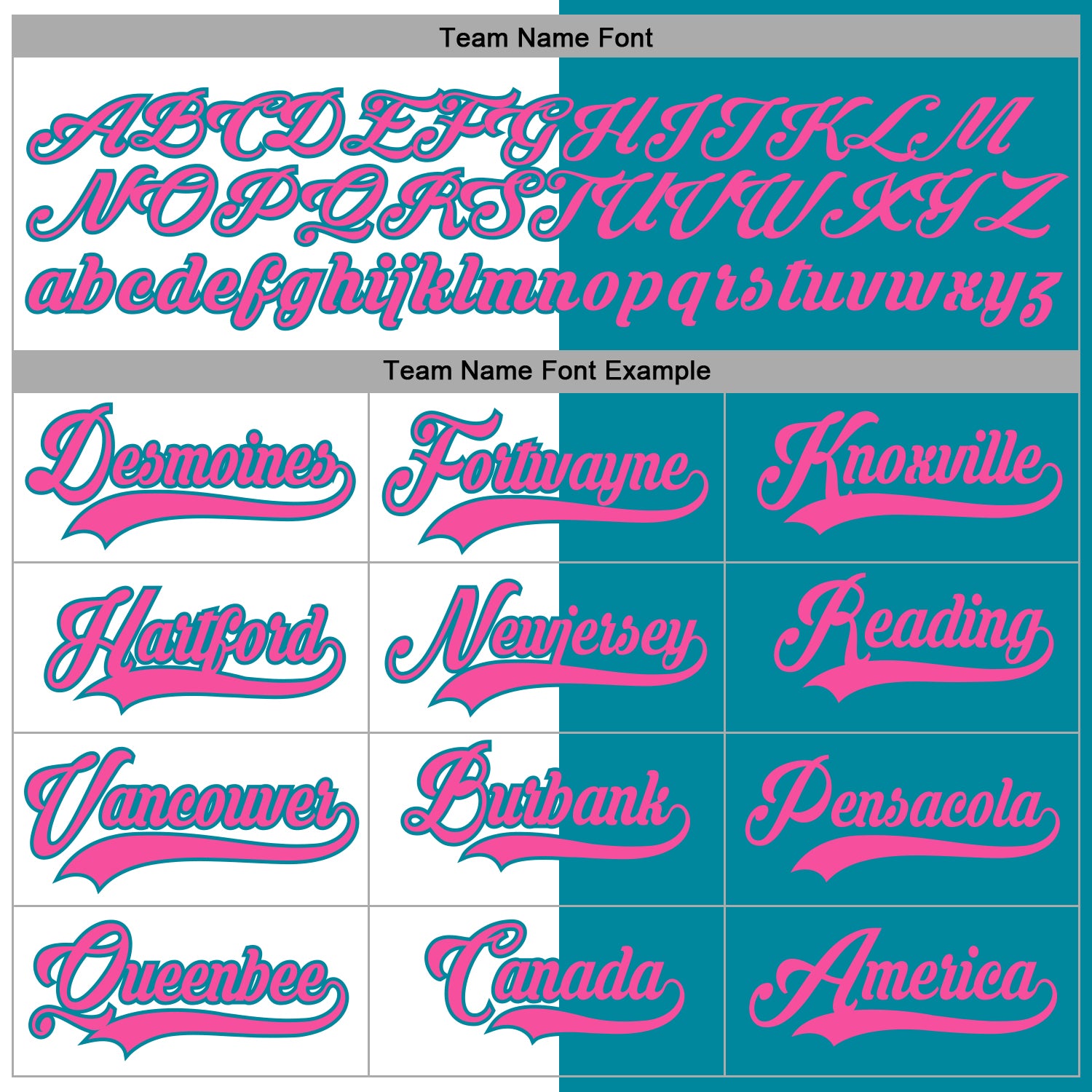Custom Teal Pink-White Split Fashion Hockey Lace Neck Jersey