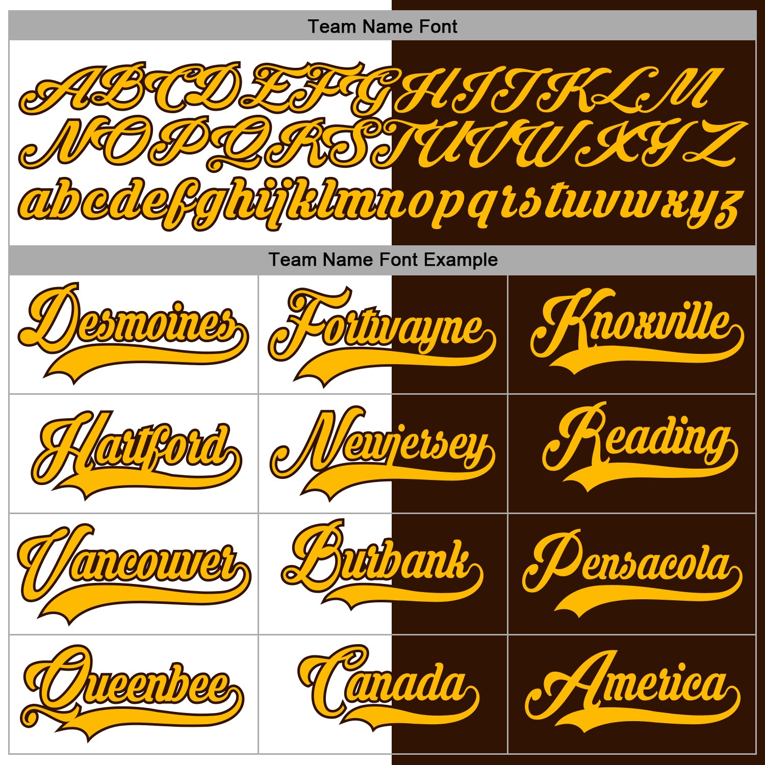 Custom Brown Gold-White Split Fashion Hockey Lace Neck Jersey