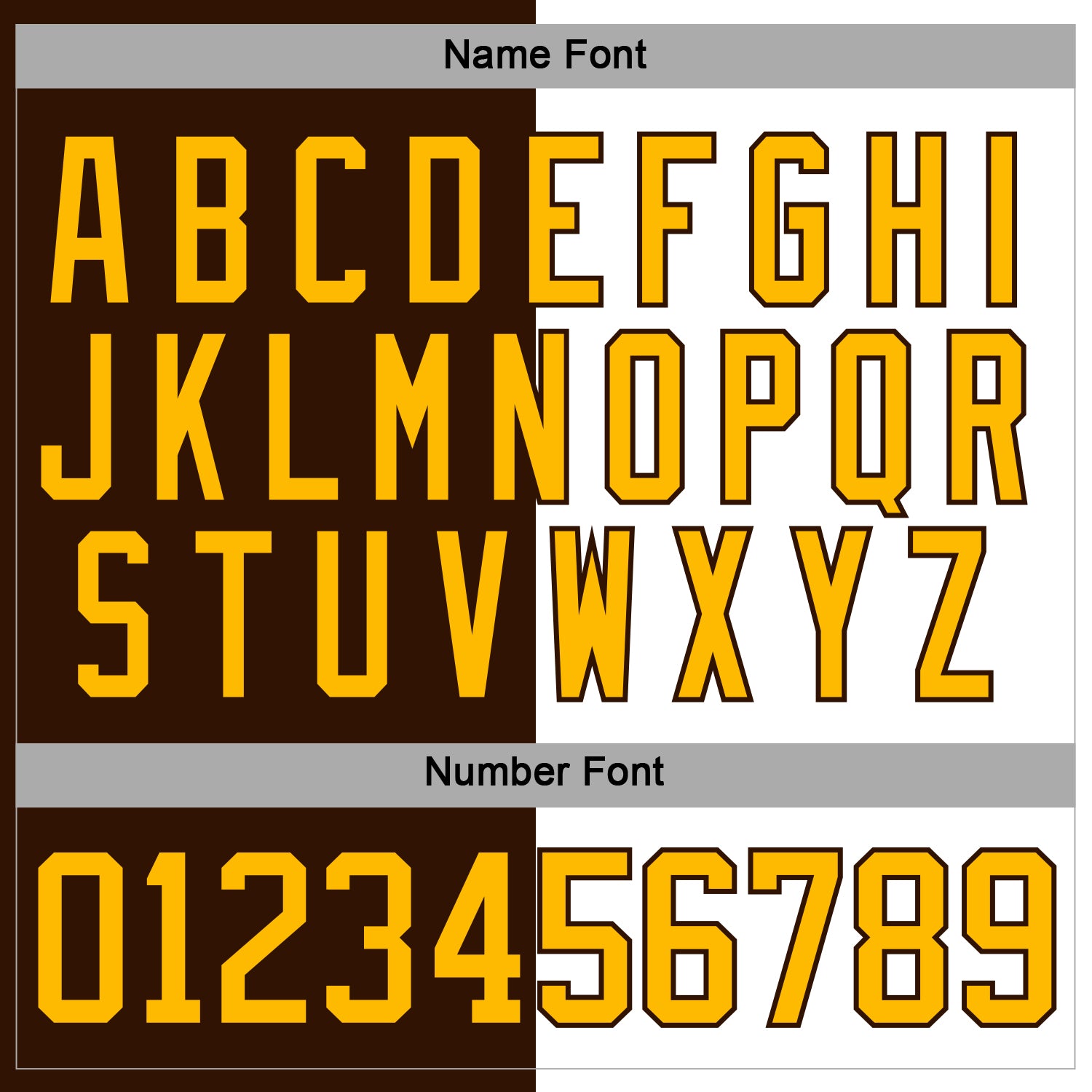 Custom Brown Gold-White Split Fashion Hockey Lace Neck Jersey