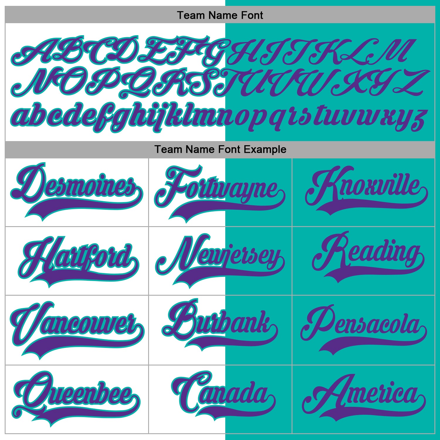 Custom Aqua Purple-White Split Fashion Hockey Lace Neck Jersey