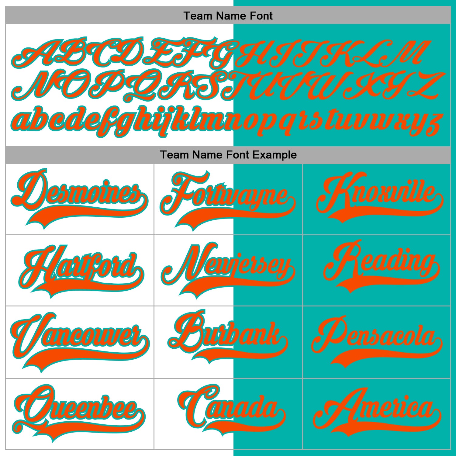 Custom Aqua Orange-White Split Fashion Hockey Lace Neck Jersey