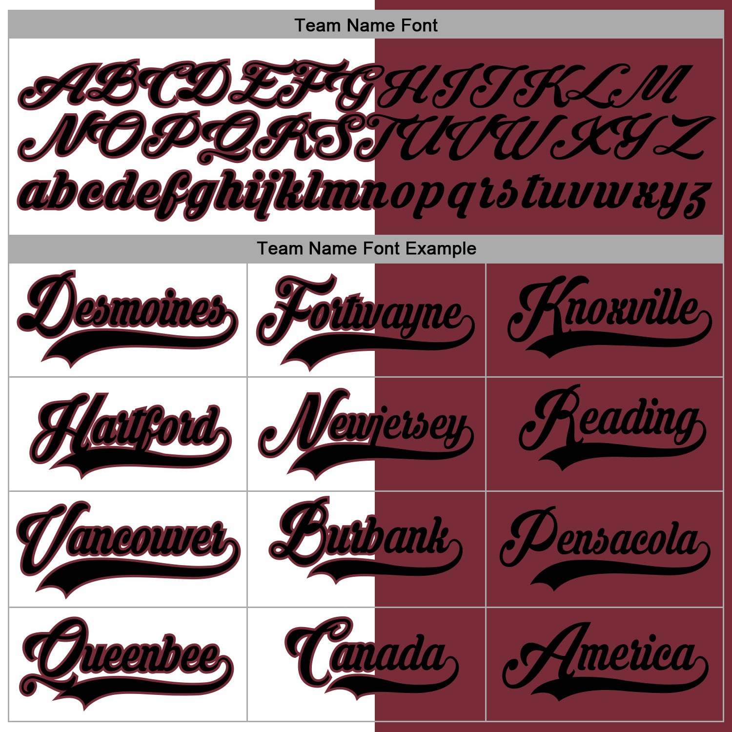 Custom Burgundy Black-White Split Fashion Hockey Lace Neck Jersey