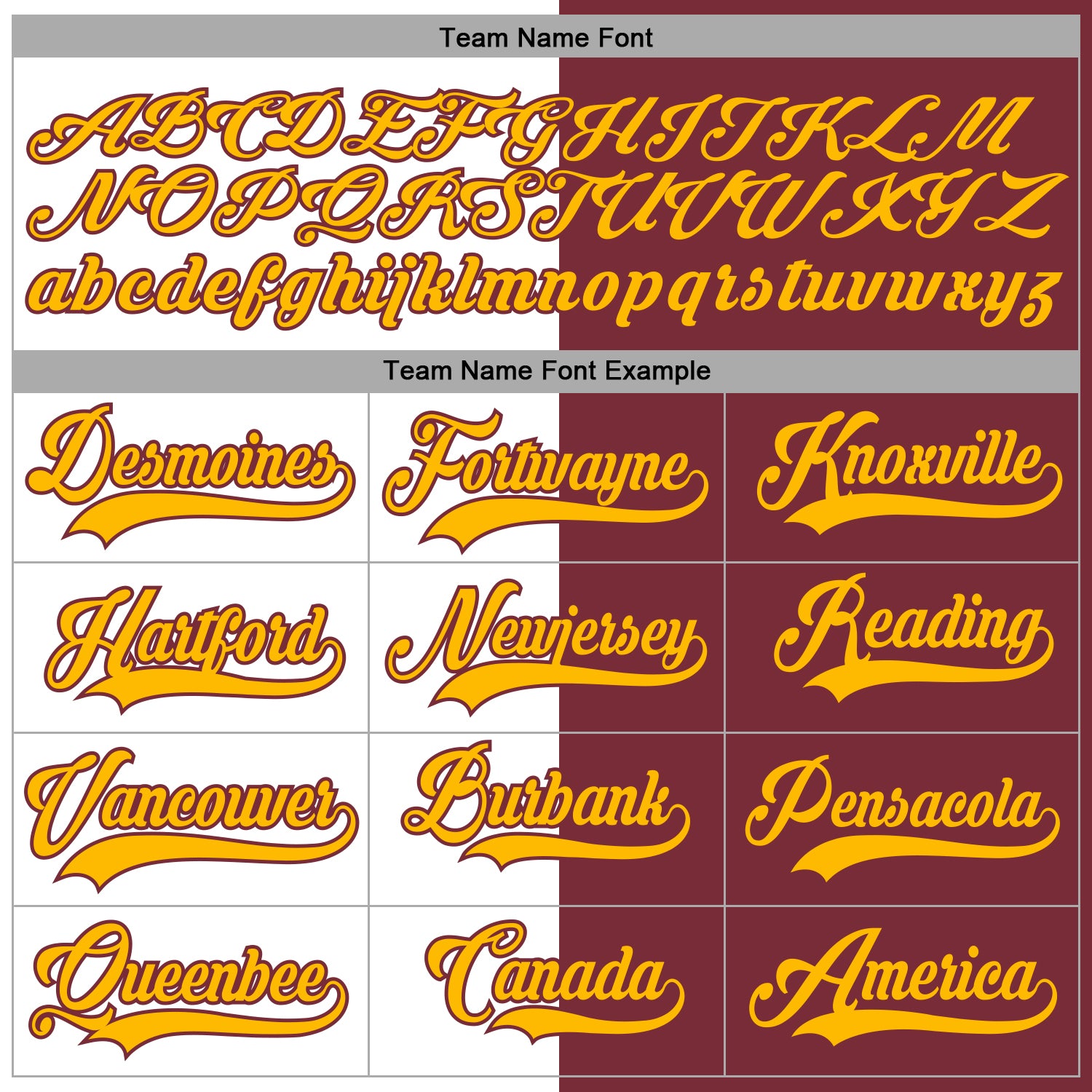 Custom Burgundy Gold-White Split Fashion Hockey Lace Neck Jersey