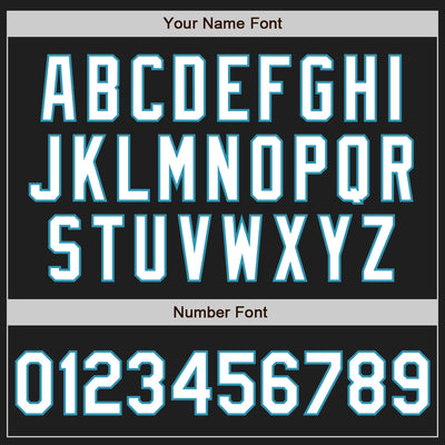 Custom Black White-Panther Blue Split Ripped Pattern Baseball Pullover Sweatshirt Hoodie