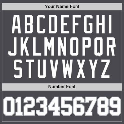 Custom Steel Gray White-Gray Authentic Basketball Jersey