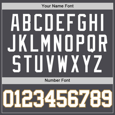 Custom Steel Gray White-Old Gold Authentic Basketball Jersey