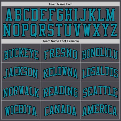 Custom Steel Gray Teal-Black Authentic Basketball Jersey