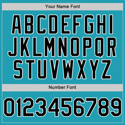 Custom Teal Black-White Mesh Authentic Throwback Baseball Jersey