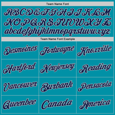 Custom Teal Navy-Gray Authentic Throwback Basketball Jersey