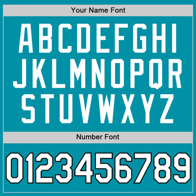 Custom Teal White-Black Authentic Throwback Basketball Jersey