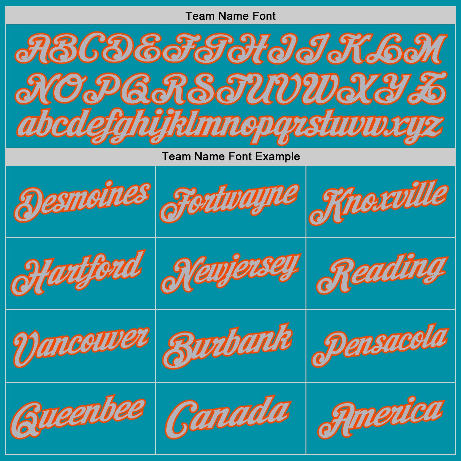 Custom Teal Orange-Gray Authentic Throwback Basketball Jersey