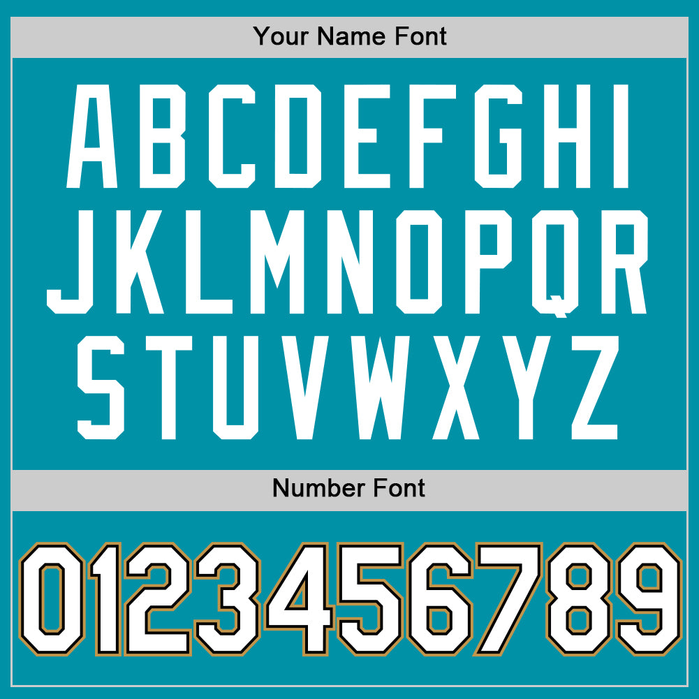 Custom Teal Black-Old Gold Authentic Throwback Basketball Jersey