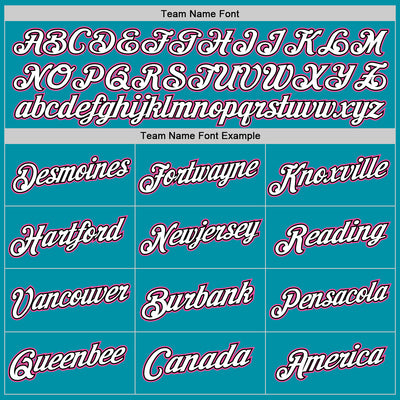 Custom Teal Pink-Black Authentic Throwback Basketball Jersey