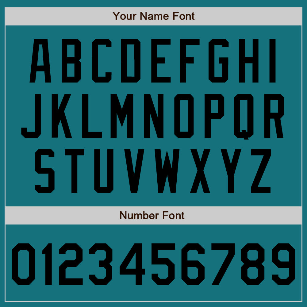 Custom Teal Black Authentic Baseball Jersey