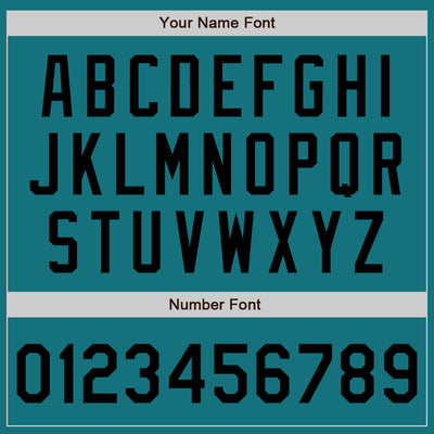 Custom Teal Black Authentic Baseball Jersey