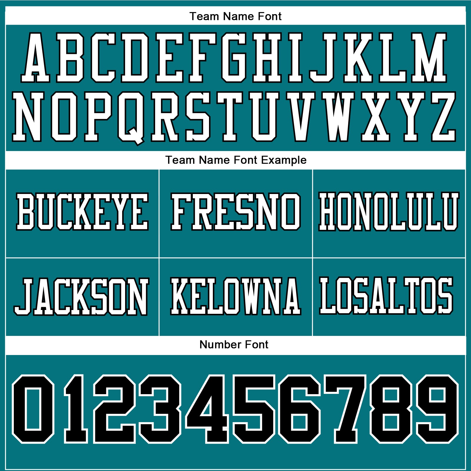 Custom Teal Black-White Authentic Football Jersey