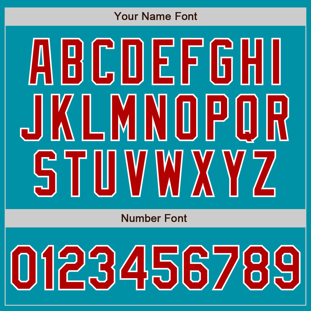 Custom Stitched Teal Red-White Baseball Pullover Sweatshirt Hoodie