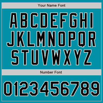 Custom Stitched Teal Black-White Baseball Pullover Sweatshirt Hoodie