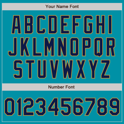 Custom Stitched Teal Navy-Old Gold Baseball Pullover Sweatshirt Hoodie